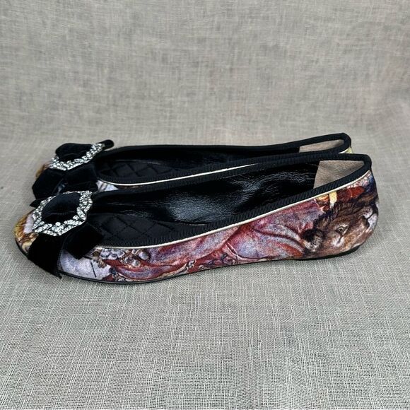 D & G Baroque Bejeweled Flats - Picture 4 of 13